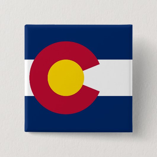 Button met vlag van Colorado (Voorkant)