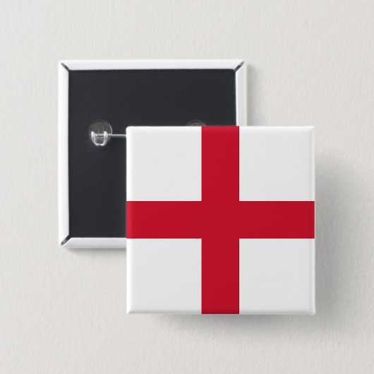 Button met vlag van Engeland (Voorkant /achterkant)