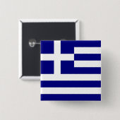 Button met vlag van Griekenland (Voorkant /achterkant)