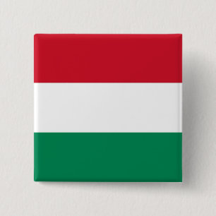 Button met vlag van Hongarije