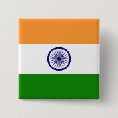 Button met vlag van India (Voorkant)