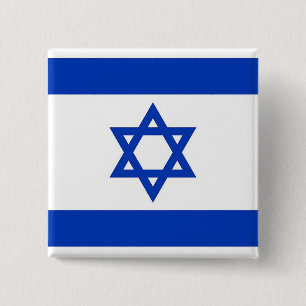 Button met vlag van Israël