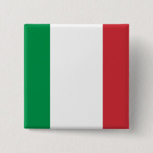 Button met vlag van Italië