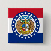 Button met vlag van Missouri (Voorkant)