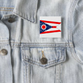 Button met vlag van Ohio (In situ)