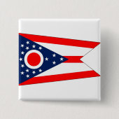 Button met vlag van Ohio (Voorkant)