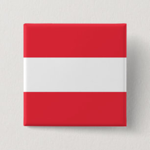 Button met vlag van Oostenrijk