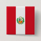 Button met vlag van Peru (Voorkant)