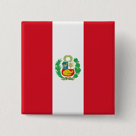 Button met vlag van Peru (Voorkant)