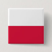 Button met vlag van Polen (Voorkant)