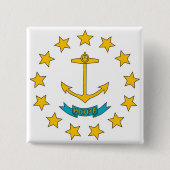 Button met vlag van Rhode Island (Voorkant)