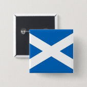 Button met vlag van Schotland (Voorkant /achterkant)