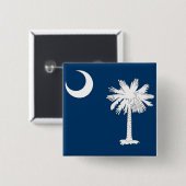 Button met vlag van South Carolina (Voorkant /achterkant)
