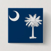 Button met vlag van South Carolina (Voorkant)