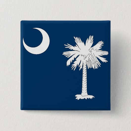 Button met vlag van South Carolina (Voorkant)
