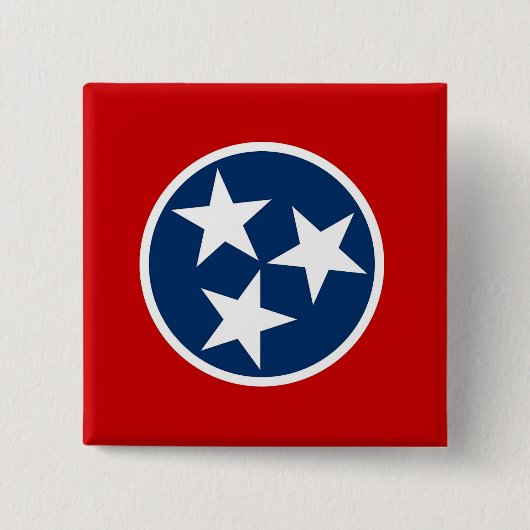 Button met vlag van Tennessee (Voorkant)