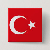 Button met vlag van Turkije (Voorkant)
