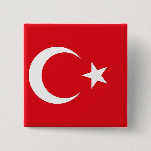 Button met vlag van Turkije (Voorkant)