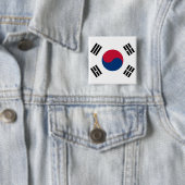 Button met vlag van Zuid-Korea (In situ)