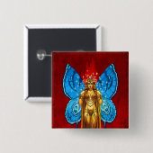 Button met vleugelvleugelvleugelvleugel (Voorkant /achterkant)