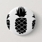 Button met zwarte ananas (Voorkant)