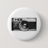  Button met zwarte en witte camera (Voorkant)