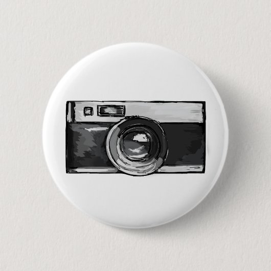  Button met zwarte en witte camera (Voorkant)