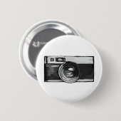  Button met zwarte en witte camera (Voorkant /achterkant)