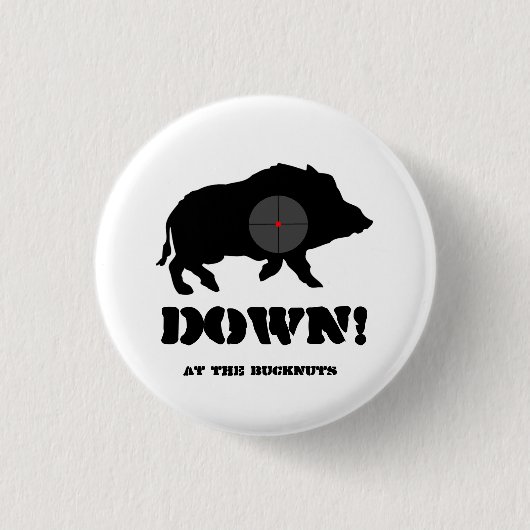 Button met zwarte hog omlaag (Voorkant)