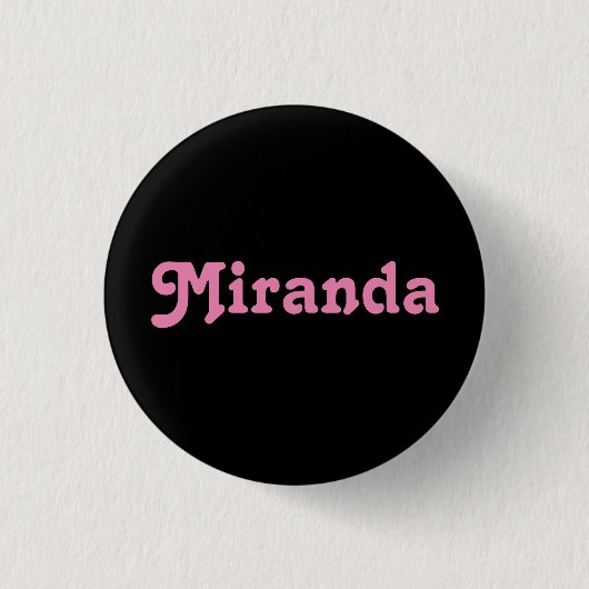Button Miranda (Voorkant)