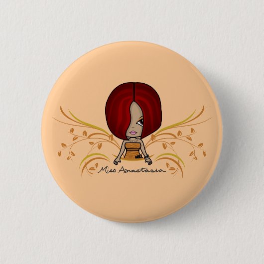 Button "Miss Anastasia" (Voorkant)