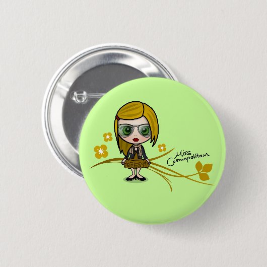 Button "Miss Cosmopolitan" (Voorkant /achterkant)