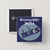 Button Mississippi Delta Blues (Voorkant /achterkant)