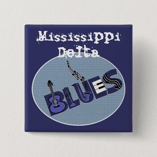 Button Mississippi Delta Blues (Voorkant)