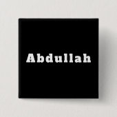 Button mit Namen Abdullah (Voorkant)