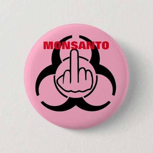 Button Monsanto Bio Hazard Flip (Voorkant)