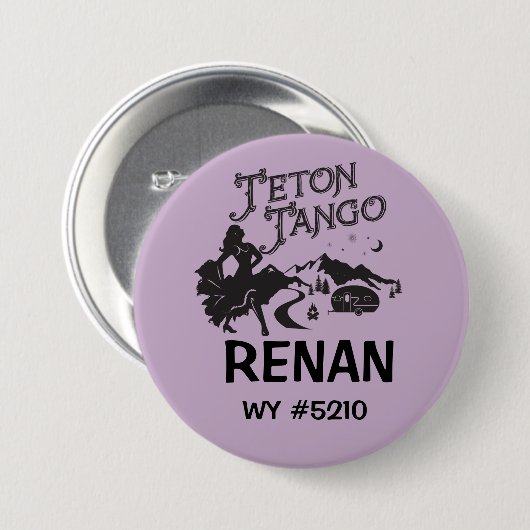 Button naam zwart (Voorkant /achterkant)