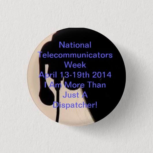 Button nationale telecommunicatieweek (Voorkant)