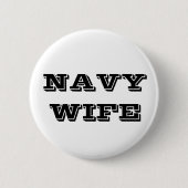 Button Navy Wife (Voorkant)