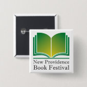 Button "New Providence Book Festival" (Voorkant /achterkant)