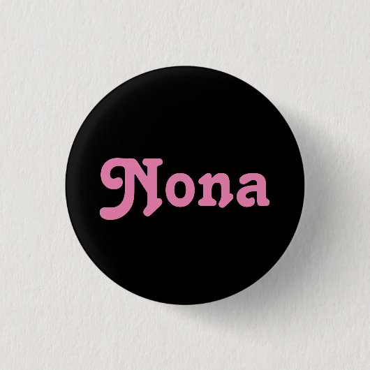 Button Nona (Voorkant)