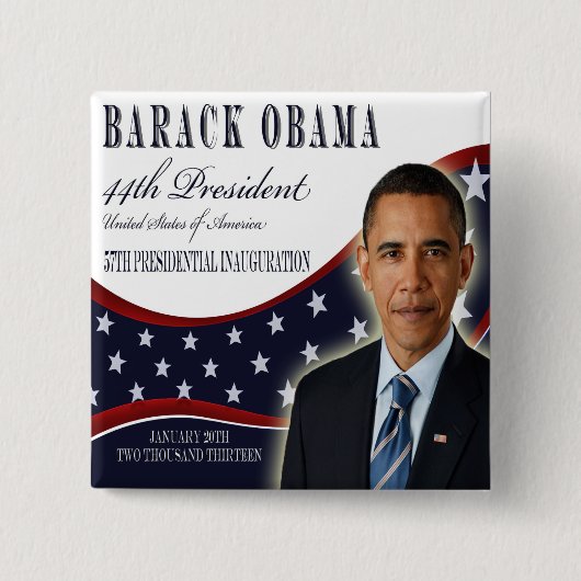 Button Obama Inauguration 2013 (Voorkant)