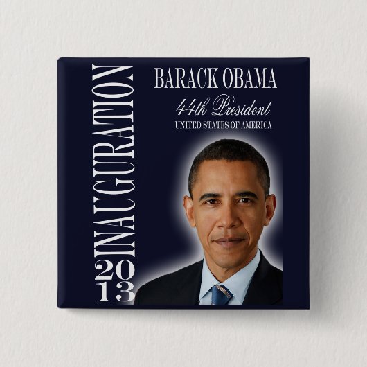 Button Obama Inauguration 2013 (Voorkant)