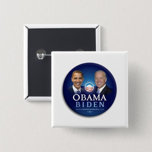 Button ObamaBiden 2 (Voorkant /achterkant)