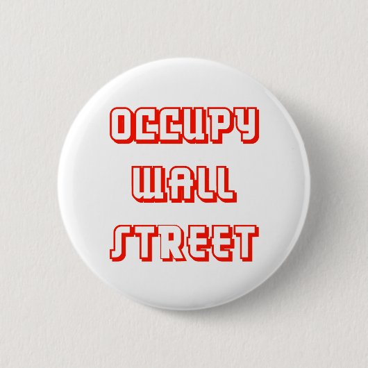 Button "Occupy Wall Street" (Voorkant)