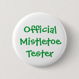 Button "Officieel mistletoe-tester"