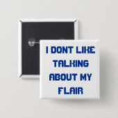 Button omhoog en sla de flair over (Voorkant /achterkant)