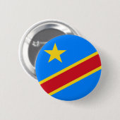 Button onder de vlag van de Democratische Republie (Voorkant /achterkant)