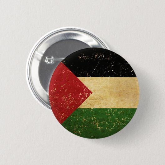  Button onder Palestijnse vlag (Voorkant /achterkant)