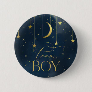 Button onthullen, team Boy Navy Blue Button